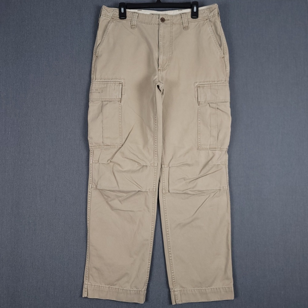 Polo Jeans Cargo Pants Mens 34x34 (Fits 33x32.5) Khaki Chinos Ralph Lauren Y2K